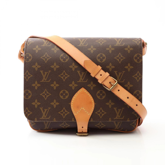 Louis Vuitton Handbags - LOUIS VUITTON Brown Monogram Leather Shoulder Bag